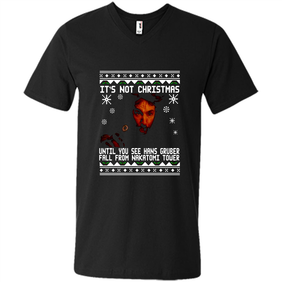 It's Not Christmas Until You See Hans Gruber Fall Ugly Christmas PINGPONG