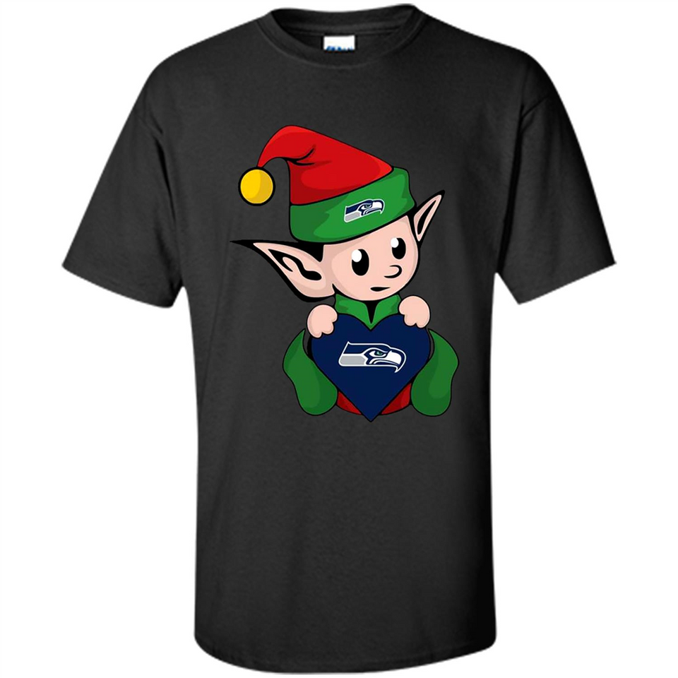 Seattle Seahawks ELF Elves Grinch Santa Claus