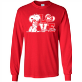 Snoopy loves NBA Atlanta Hawks - Long Sleeve T-Shirt