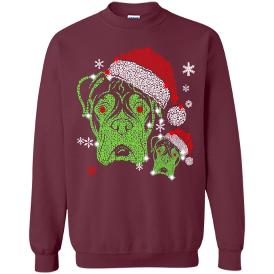 Boxer Dog diamond Christmas - Sweatshirt
