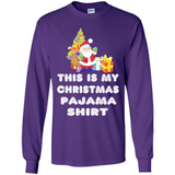 This is My Christmas Pajama Shirt - Santa Bear Tree Gift Tee