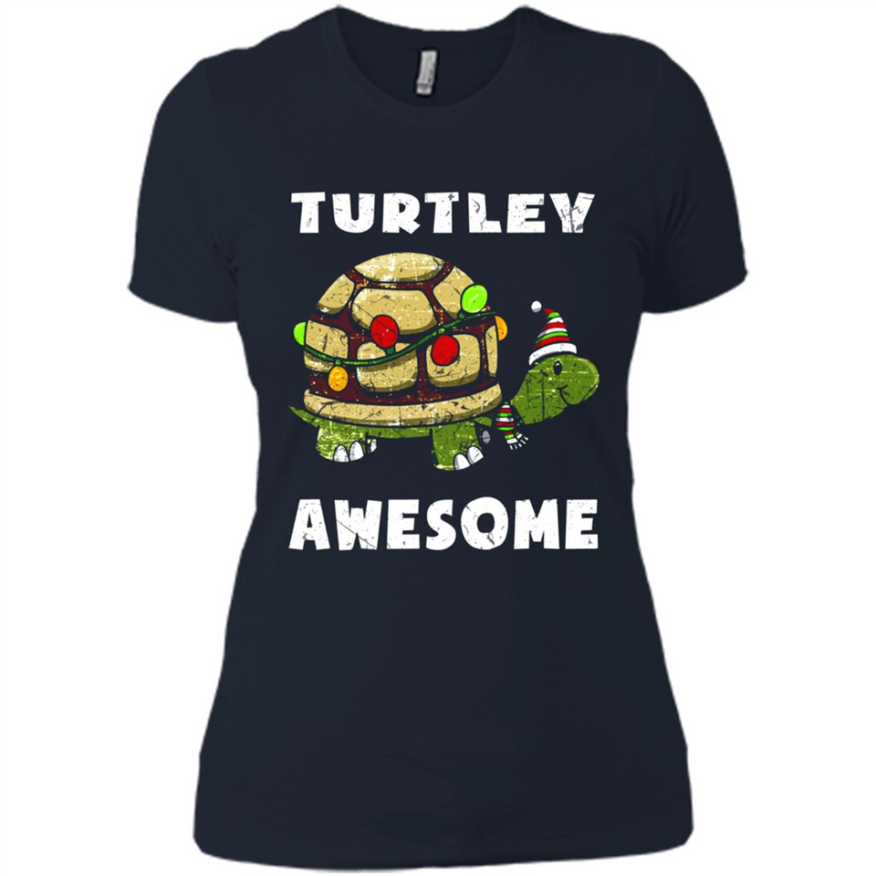 Turtley Awesome - Ladies' Boyfriend T-Shirt
