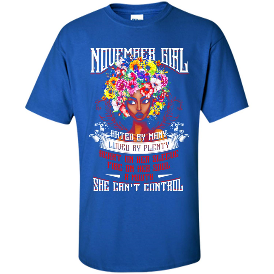 November Girl Flower - Shirt