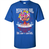 November Girl Flower - Shirt