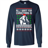 All I want for Christmas is Harambe ugly PINGPONG