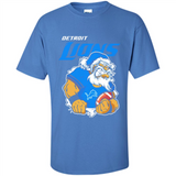 Grumpy Santa Claus Detroit Lions Football Team PINGPONG