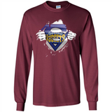 Denver Nuggets And Superman Fans - Long Sleeve T-Shirt