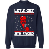 Let’s get sith faced Christmas sweatshirt PINGPONG