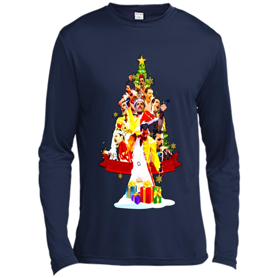 Freddie Mercury Christmas Tree Sweatshirt PING PONG