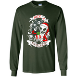 Christmas Shirt, Santa Nice Or Naughty Xmas - Long Sleeve T-Shirt