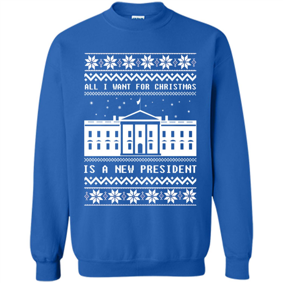 All I want for Christmas is a new president ugly PINGPONG