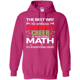 Math Teacher Christmas Shirt Christmas Cheer - Hoodie