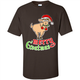 Christmas Merry Goatmas Goat Shirt Santa Hat - Shirt