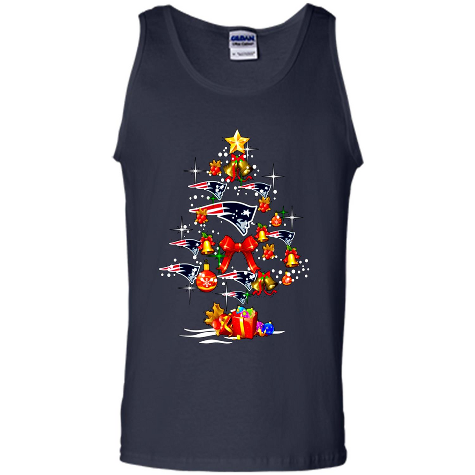 New England Patriots Christmas Tree sweater PINGPONG