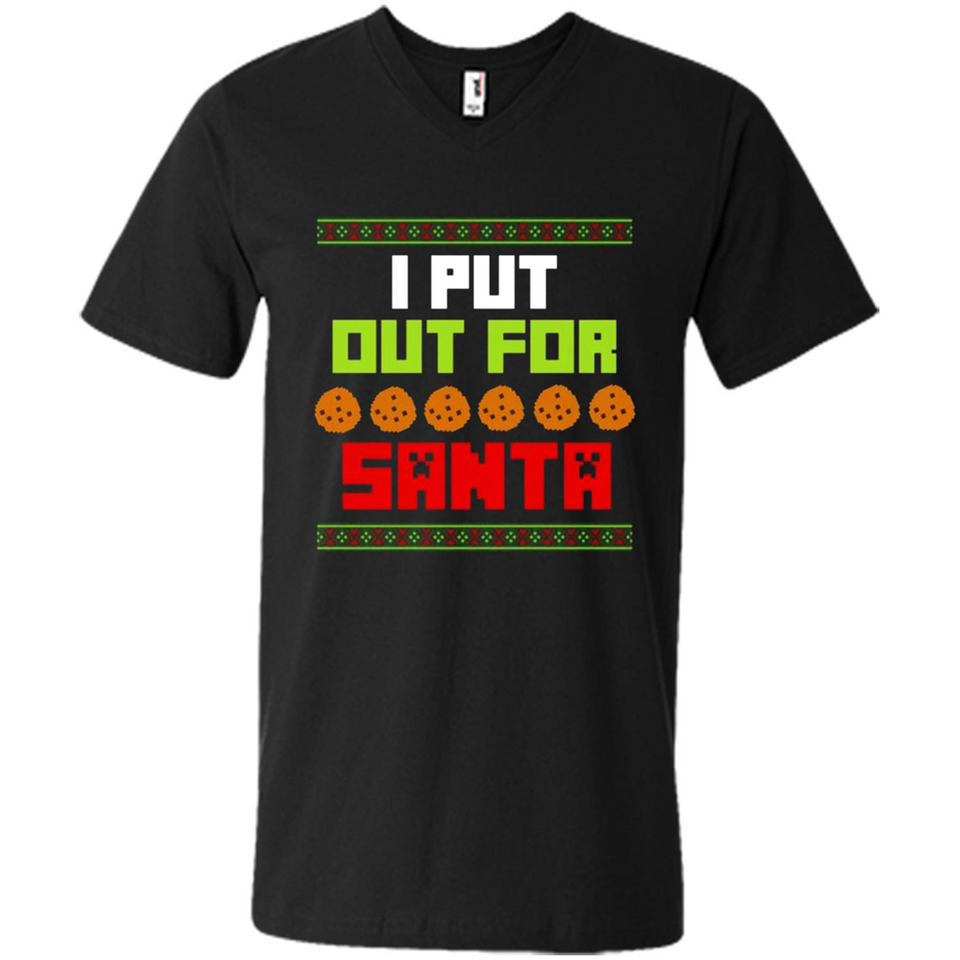 Cookies Out For Santa Christmas - Men's V-Neck