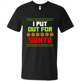 Cookies Out For Santa Christmas - Men's V-Neck