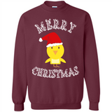 Bird Santa Merry Christmas T-Shirt - Birds Watchers Xmas - Sweatshirt