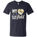 UCF Knights Football My Heart is on that Field - Men's V-Neck