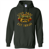 Live fast eat trash bear vintage camping PINGPONG