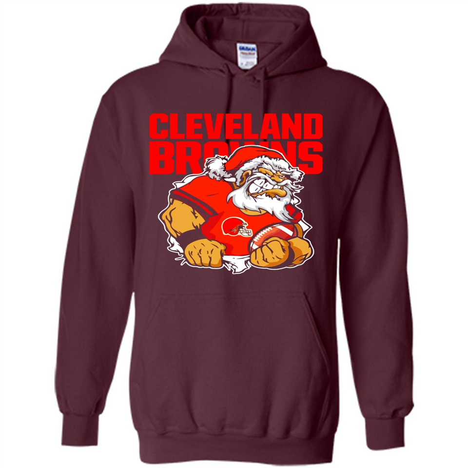 Grumpy Santa Claus Cleveland Browns Football Team PINGPONG