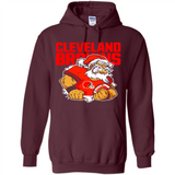 Grumpy Santa Claus Cleveland Browns Football Team PINGPONG