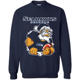 Grumpy Santa Claus Seahawks Seattle Football Team PINGPONG