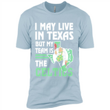 I May Live In Texas But My Team Is The Celtics - Premium Short Sleeve T-Shirt