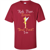 Tinker Bell Rock Paper Scissors Throat Punch I win PINGPONG