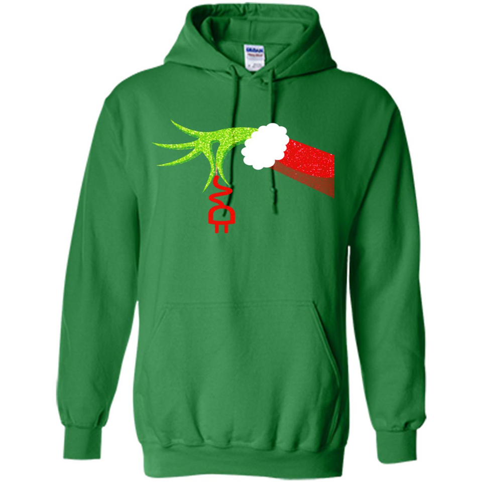 Funny Grinch Hand Holding Electrician Ornament Christmas PING PONG