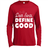 Dear Santa Define Good Christmas - Canvas Long Sleeve T-Shirt