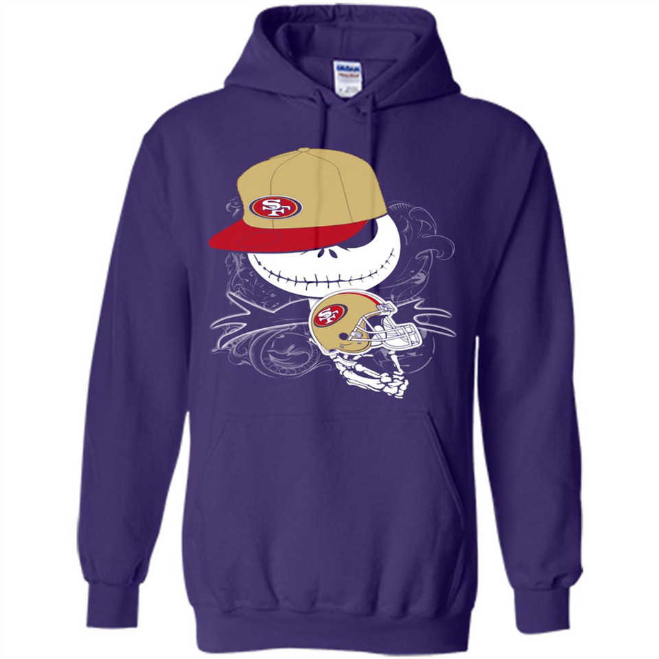 Jack Skellington The Nightmare Before Christmas-49ers Football - Hoodie