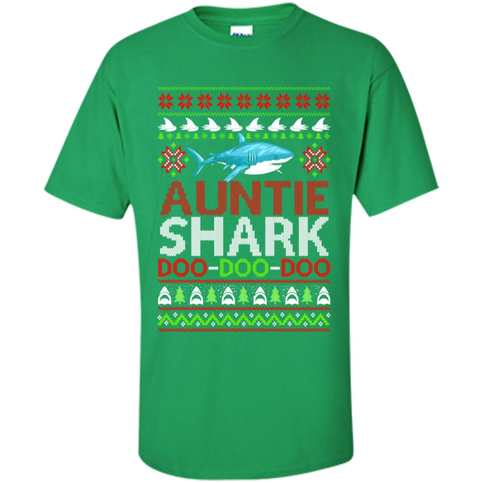 Auntie shark Doo Doo Doo Christmas - Shirt