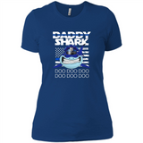 Police Daddy Shark Blue Line Tee