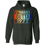 Retro Straight Outta 1977 41 Years Old - Hoodie
