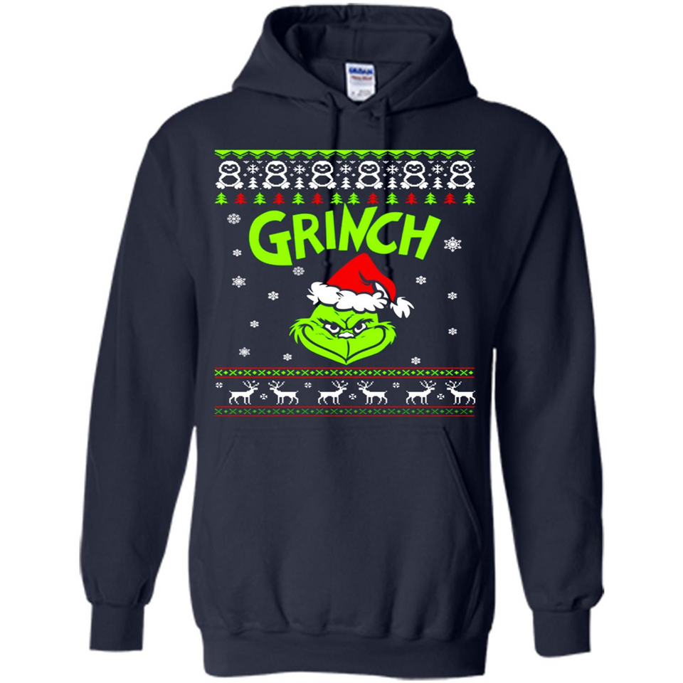 The Grinch Face Christmas - Hoodie