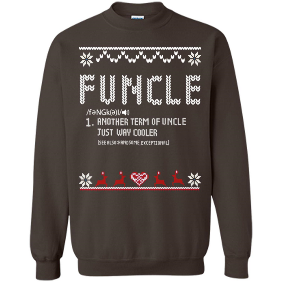 Mens Christmas Funcle Definition - Sweatshirt