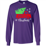 Vintage Christmas Classic Truck T-Shirt with Snow and Tree