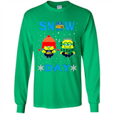 Snow Day Shirt For Denver Nuggets Vs Minion Fans pingpong