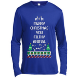 Merry Christmas You Filthy Animal Sweatshirt PINGPONG