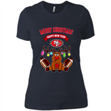 San Francisco 49ers NFL Reindeer Funny Merry Christmas And Happy New Year