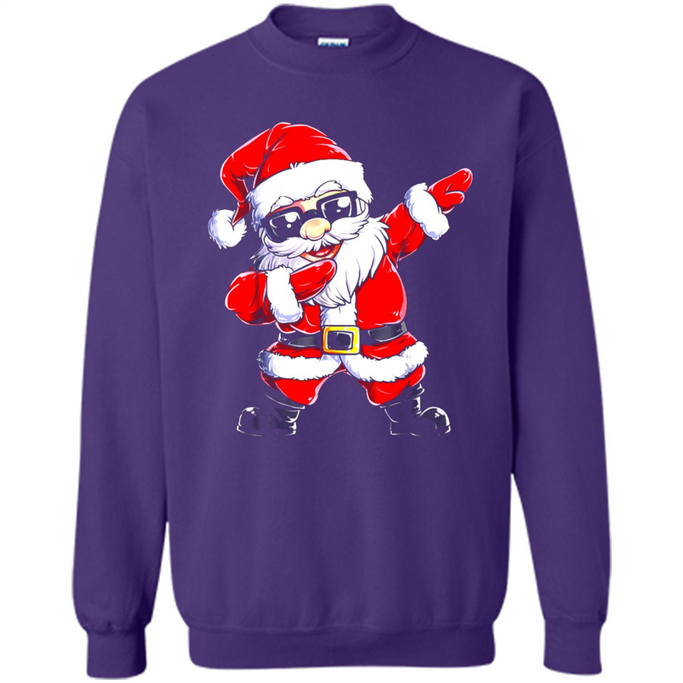 Christmas shirt Dabbing Santa Claus Xmas Gift - Sweatshirt