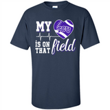 TCU Horned Frogs Football My Heart is on that Field - Shirt