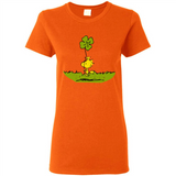 Snoopy Woodstock Shamrock - Ladies Short-Sleeve