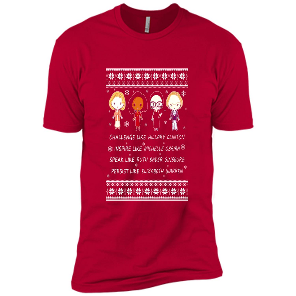 Nasty Women Michelle Hillary Warren Bader Christmas PINGPONG