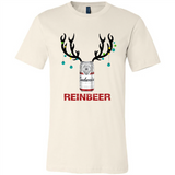 Budweiser Reinbeer Funny Beer Reindeer Christmas Sweatshirt - Canvas Unisex T-Shirt