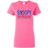 Snoopy for President - Ladies Short-Sleeve