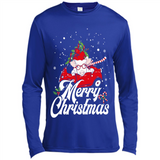 Merry Christmas Pig s - Canvas Long Sleeve T-Shirt