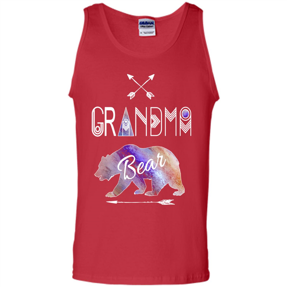 Grandma Bear Shirt Tribal Family Vacation & Camping Tee - Tank Top
