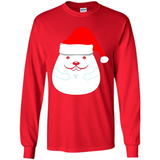 Funny Hamster Christmas t-shirt Santa Hat - Long Sleeve T-Shirt