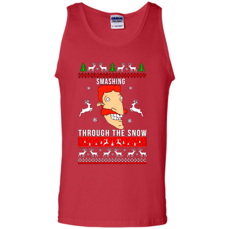 Nigel Thornberry Smashing through the snow Christmas sweatshirt PINGPONG